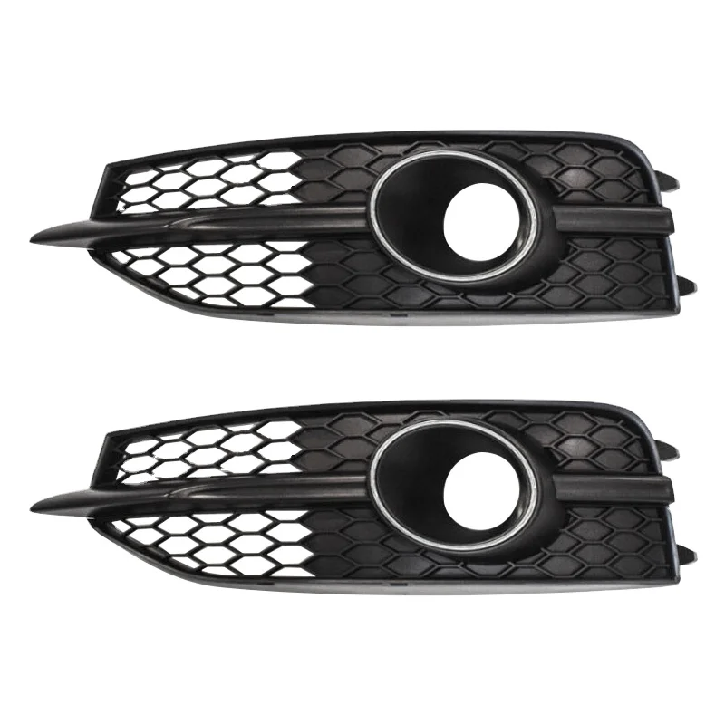 Front Bumper Fog Light Lamp Grille for Audi A7 C7 Sline Grill Cover 8R0807681S Fit for 2010 2011 2012 2013 2014 2015 3.0L