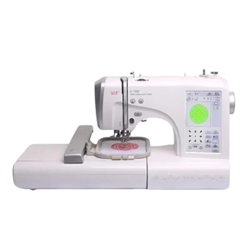 MRSV700 electric mini portable electric crafting mending sewing machine with LCD panel embroidery machines for garment