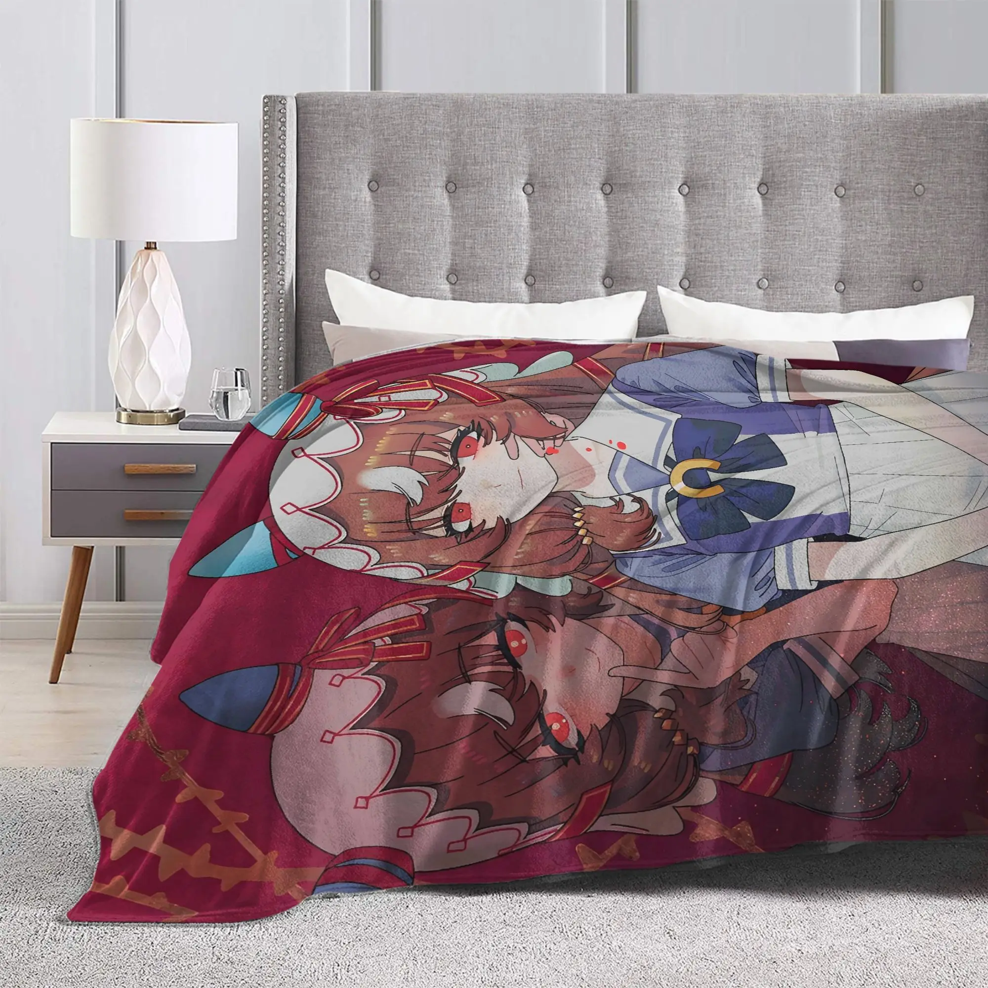 Umamusume جميلة ديربي البطانيات Haru Urara الدافئة لينة أفخم الفراش يلقي للأريكة كرسي السفر الفانيلا المفرش غطاء السرير