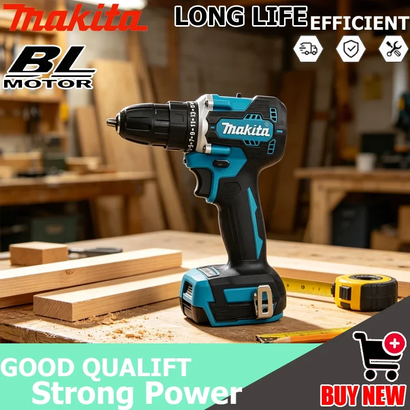 

Аккумуляторный ударный шуруповерт Makita DDF485 18В, бесщеточный, многофункциональный, 10 мм, LXT, компактный, беспроводной