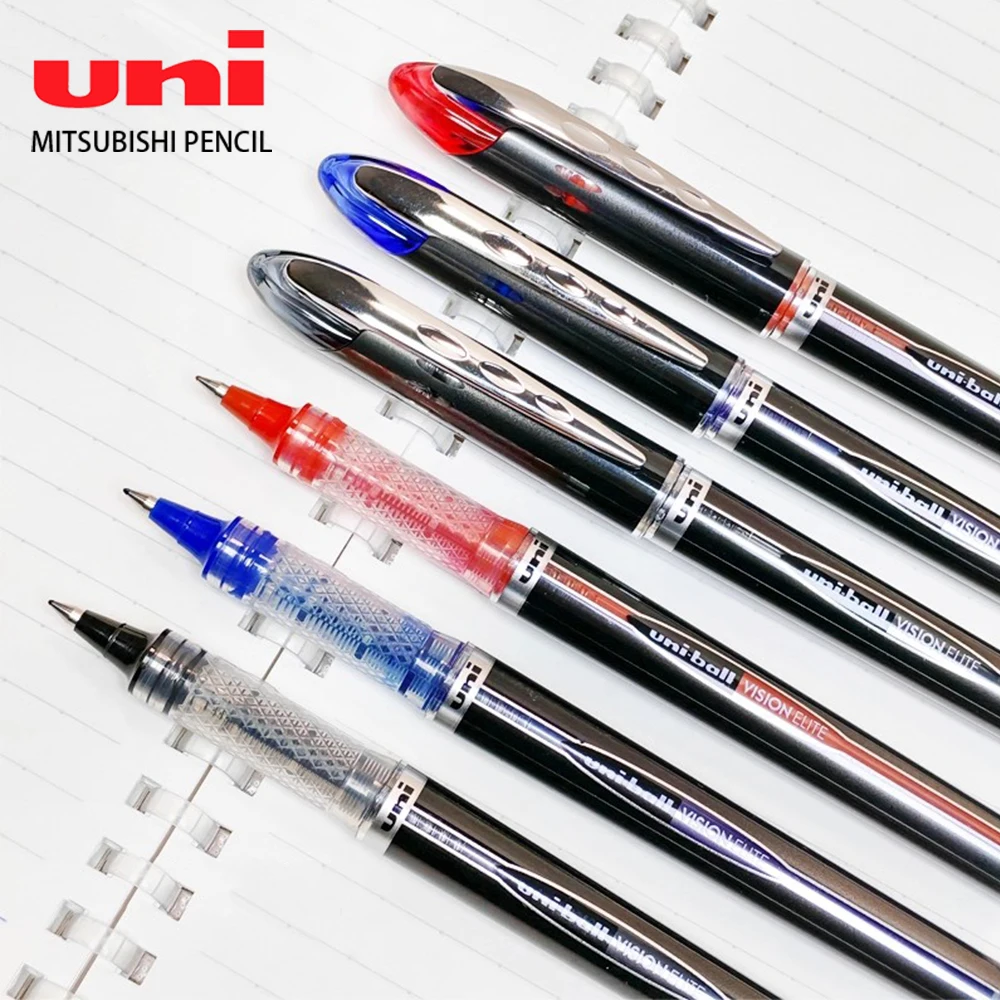 

6 шт., японская гелевая ручка UNI, шариковая ручка-пуля 0,5 мм, быстросохнущие чернила UB-205, школьные принадлежности, канцелярские товары, офисные принадлежности, милые ручки