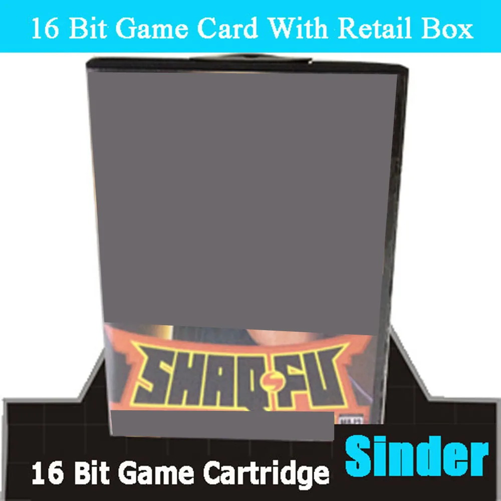 Игровой картридж Shaqfu 16Bit MD с коробкой JAP для систем Sega Megadrive Genesis