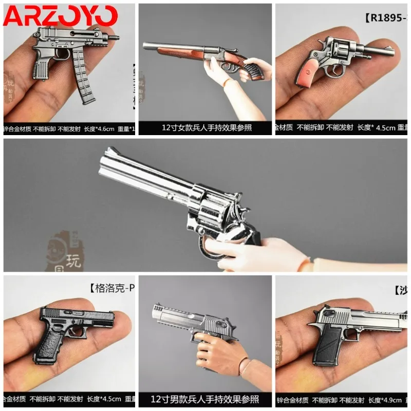 Миниатюрное оружие солдата 1/6, модель MP5K R1895 P92, левое колесо, дробовик Glock для 12-дюймовой экшн-фигурки, куклы