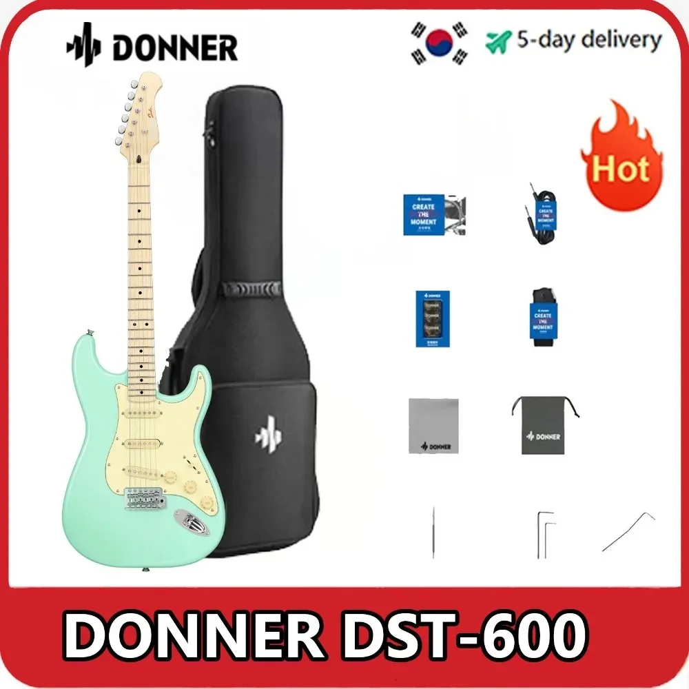 

Donner Electric Guitar Set Pro Level Adult Beginner Starter Electric Guitar DST600