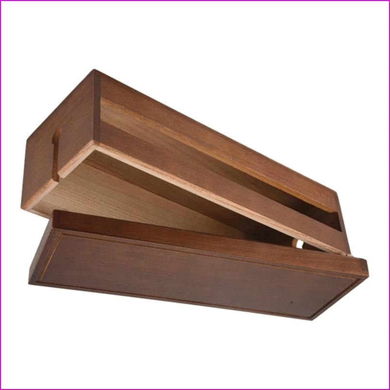 

Cable Management Box Wooden Cord Organizer Box for Extension Cord Power Stripe Surge Protector Wire (Coffee Color)-A57M