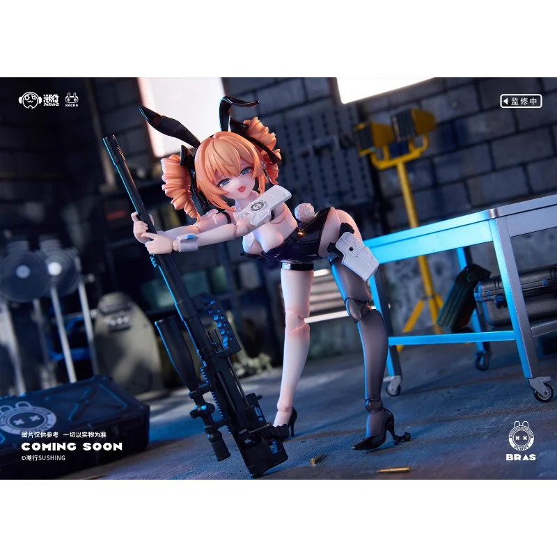 

[Fast Shipping] Genuine Sushing Rabbit Quick Response Squad, Sniper · Leoni 1/12 Movable Figure Model Toy Collection Gift