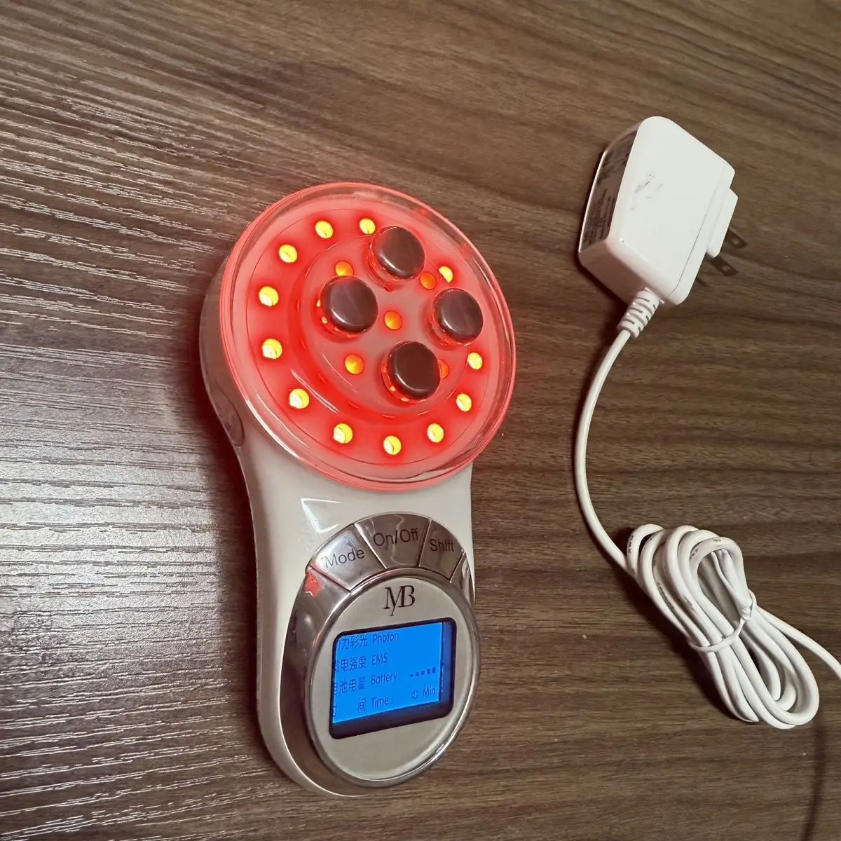 10W วิทยุความถี่ Electroporation NO Needle Mesotherapy EMS Photon RF Skin Care นวดกระชับผิวหน้า Body Massager