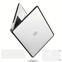 2025 nueva funda para MacBook Pro de 14 pulgadas M5 Air 13 M4, funda para portátil de TPU de borde suave, funda para teclado y Protector de pantalla para Air 15''