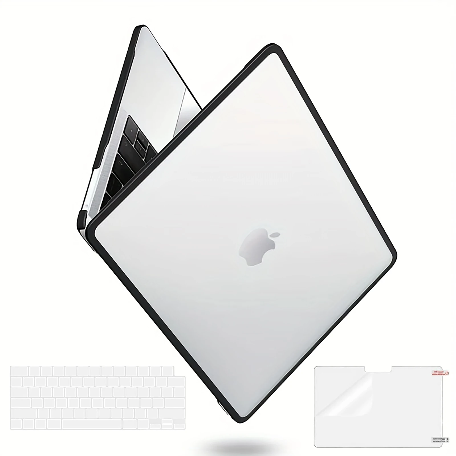 2026 New Case For MacBook Pro 14 inch M5 Air 13 M5 Case, Soft-Edge TPU Laptop Cover&Keyboard Cover&Screen Protector For Air 15''
