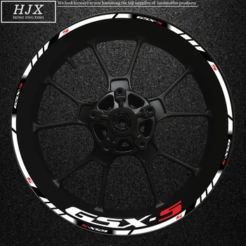 오토바이 Gsxs 휠 스티커 스트라이프 반사 림, 스즈키 Gsx-s Gsx-s750 Gsxs1000 750 1000 600, 2024 하이 퀄리티 풀 세트 
