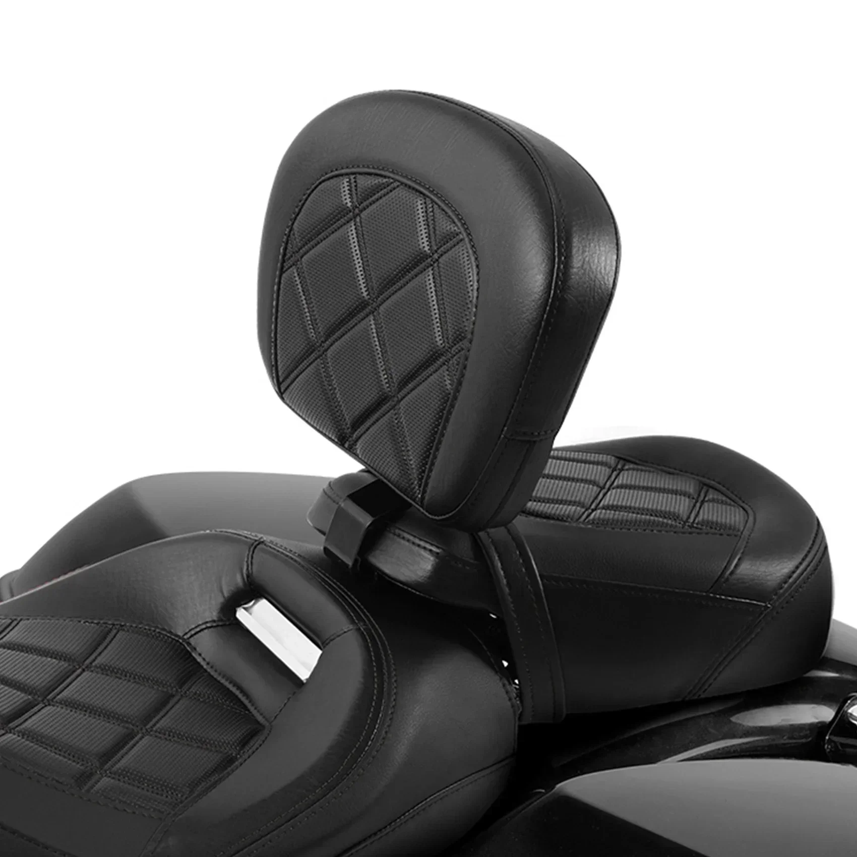 For Harley Touring Road King Street Glide 2009-2022 2020 Accesorios moto Front Driver Rider Backrest Pad