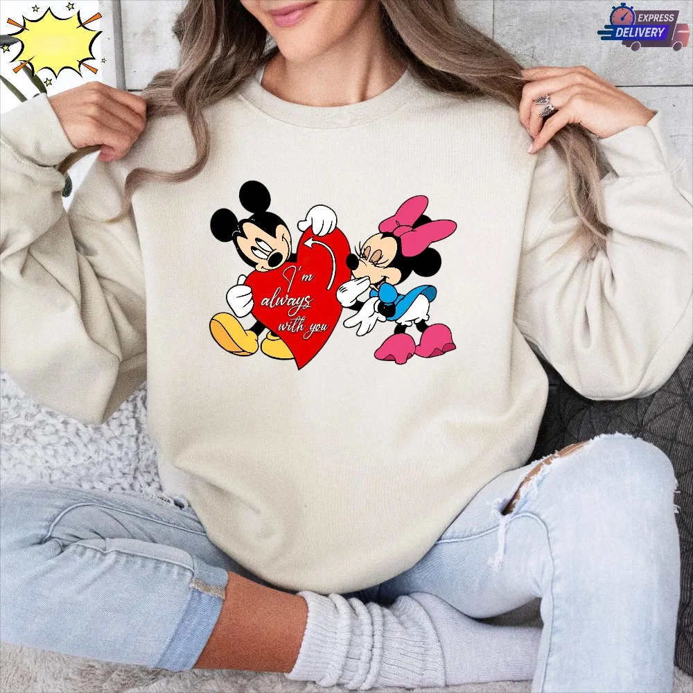 

Новинка 2026: Модные спортивные худи Disney Mickey Friends с принтом для девочек, весенние свободные хлопковые худи для пар