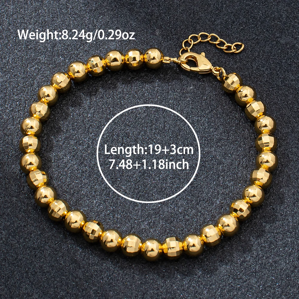 Geometric Reflective Ripple Bead Bracelets Jewelry Accessories Hand Chain Men Women Daily Leisure Wear for Friends Lucky Gifts