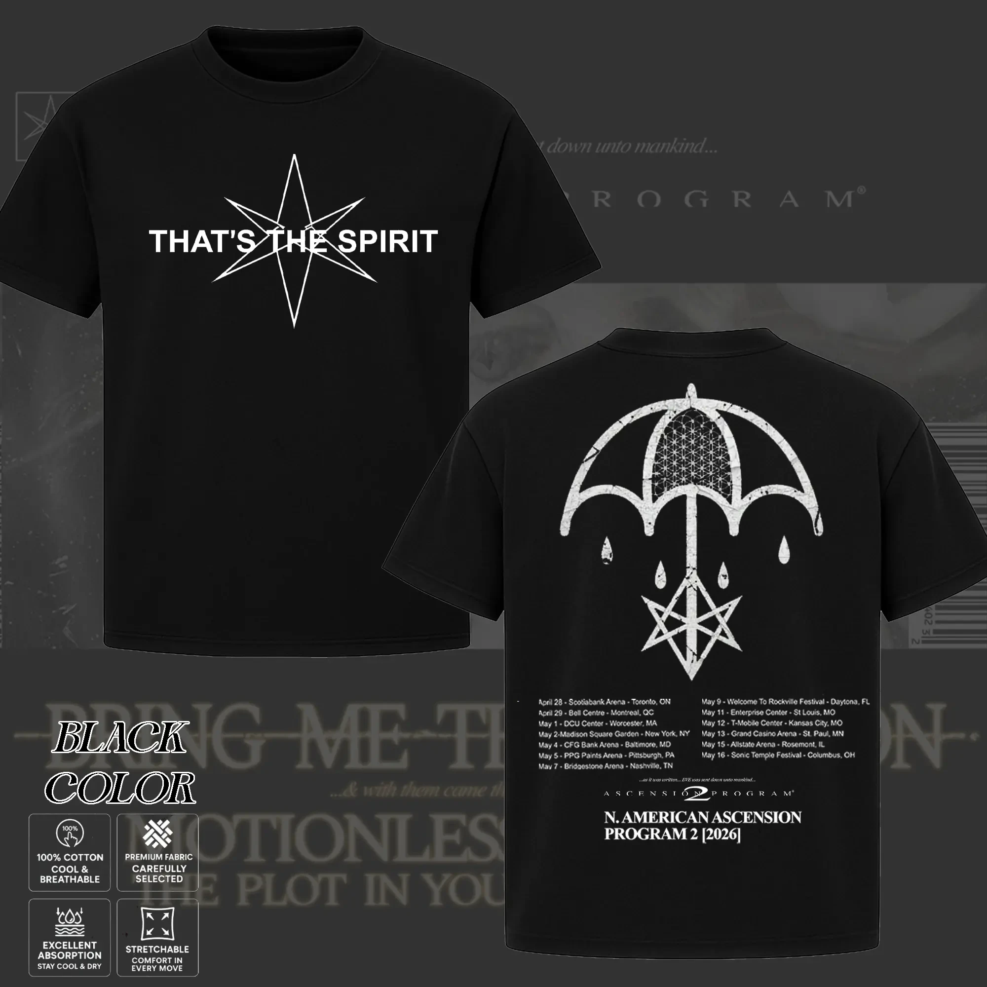2026 Top Bring Me The Horizon Graphic Cotton T-shirt Unisex Summer Short Sleeve Fashion Brand Tee Luxury Casual Vintage Tees