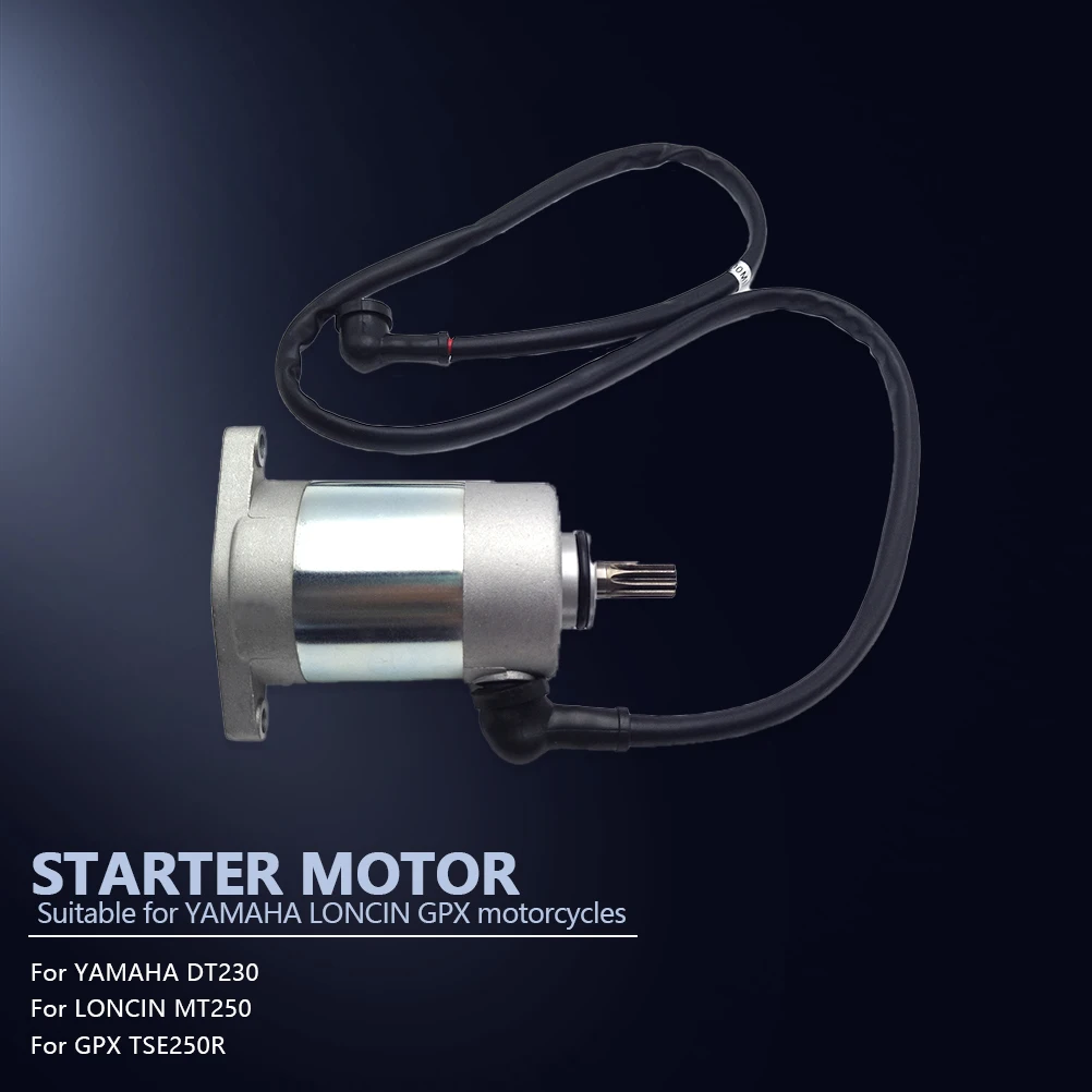 

OTOM DT230 Motorcycle Electric Starter Motor Ignition Unlimited Power Engine Start For YAMAHA LONCIN MT250 GPX TSE250R HENGJIAN