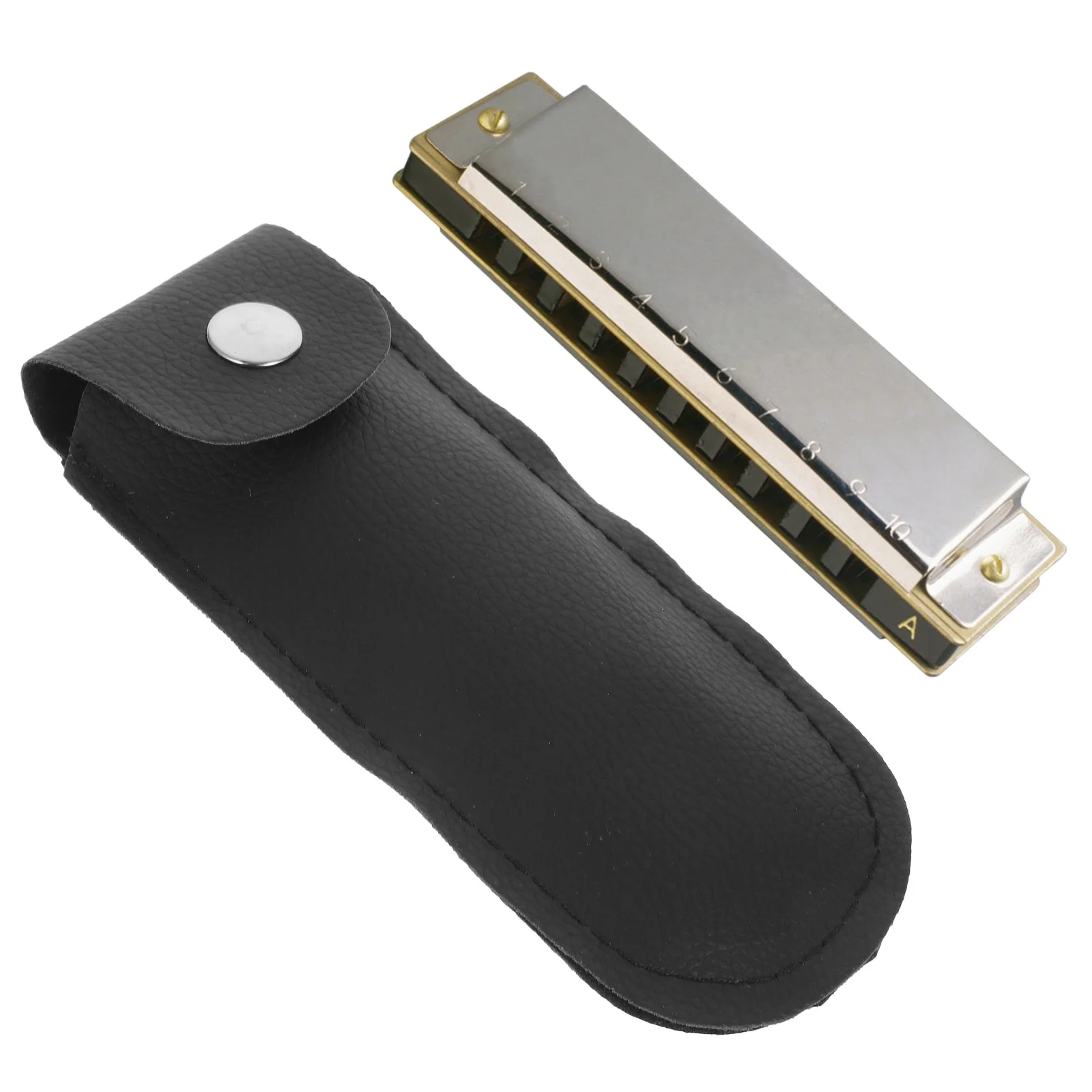 

Harmonica Case Harmonicas Stand-up Single Holder Pouch Storage Portable Bag