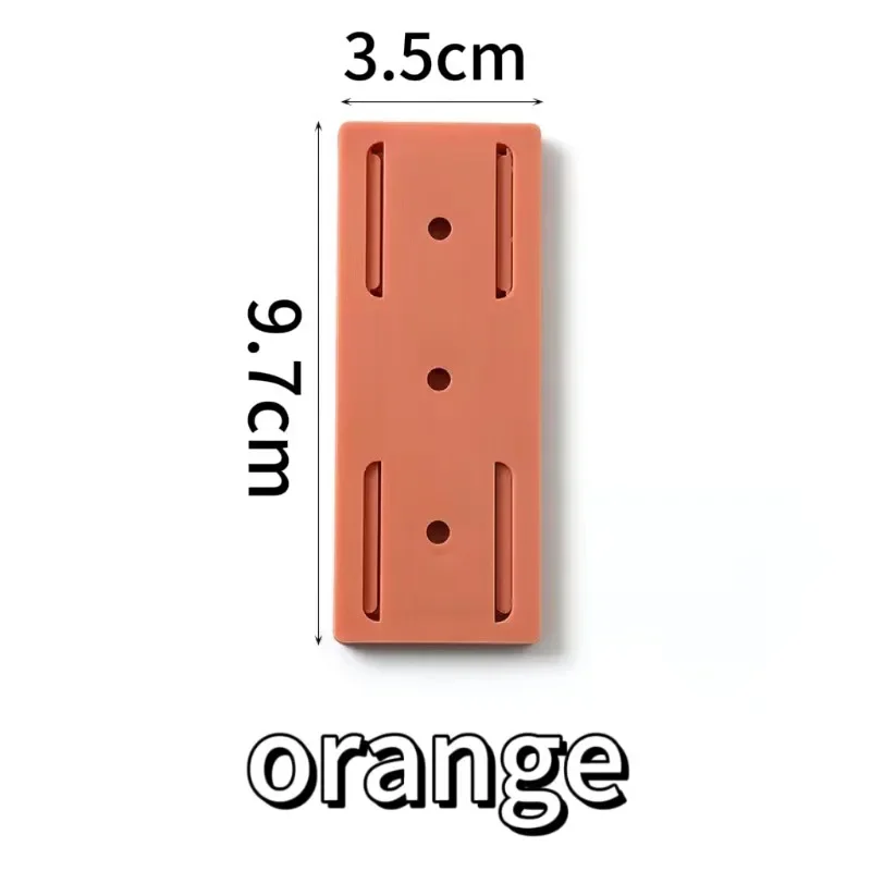 1/3/5 قطعة حامل الحائط ذاتية اللصق المقبس قطاع قوس لكمة خالية التوصيل المثبت سلك كابل المنظم رف للمنزل مكتب