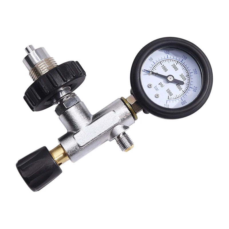 TUXING 5000psi Diving Compressor Scuba Filling Service High Pressure Filling Station G5/8-14 End Compressor Valve Fittings