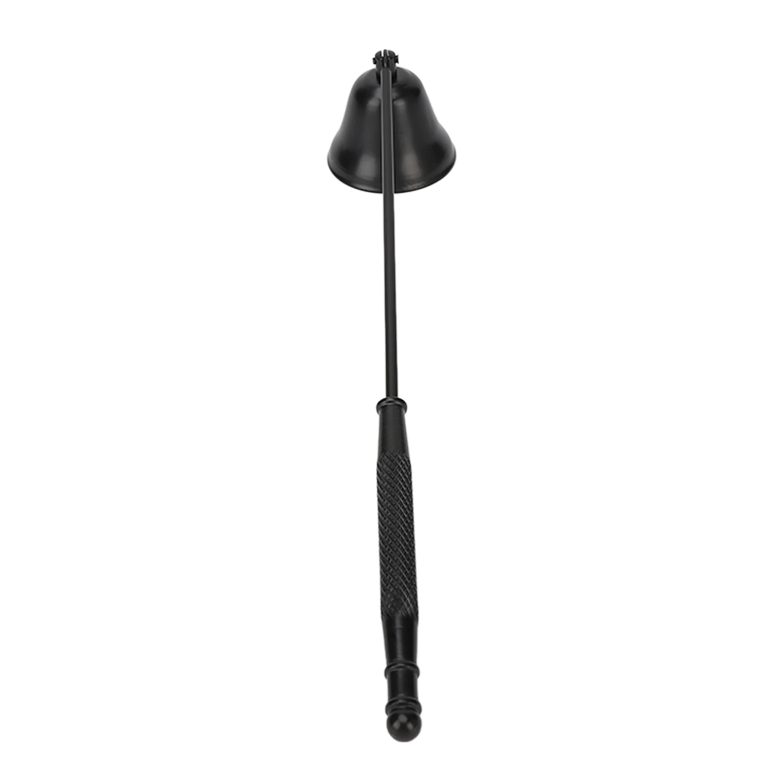 Pavio de vela Snuffer de aço inoxidável Pavio Chama Snuffer Extintor vintage com alça longa preto