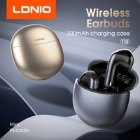 LDNIO Wireless Bluetooth Headphones 5.3 True Wireless Headset Earbuds 300mAh Long Battery Life HIFI Earphones High Quality TWS