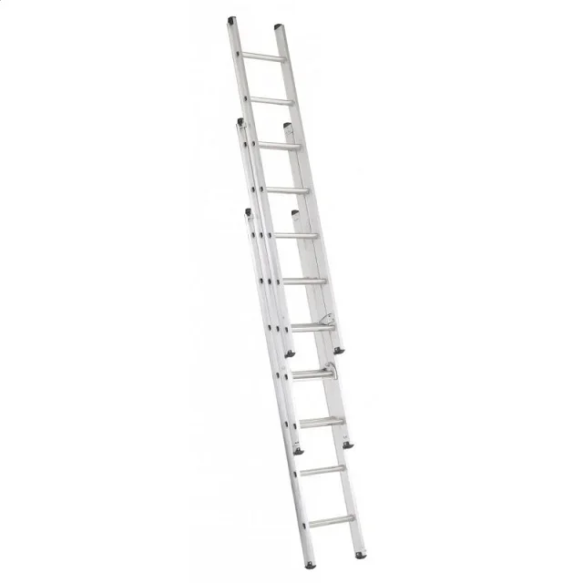 ladder aluminium folding telescopic  8 meter Aluminum Telescopic Part Lightweight ladder aluminium