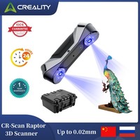 Creality 3D Scanner Raptor for 3D Printing Handheld Scanner with 0.02mm Accuracy Industrial Blue Light Anti-Shake Tracking