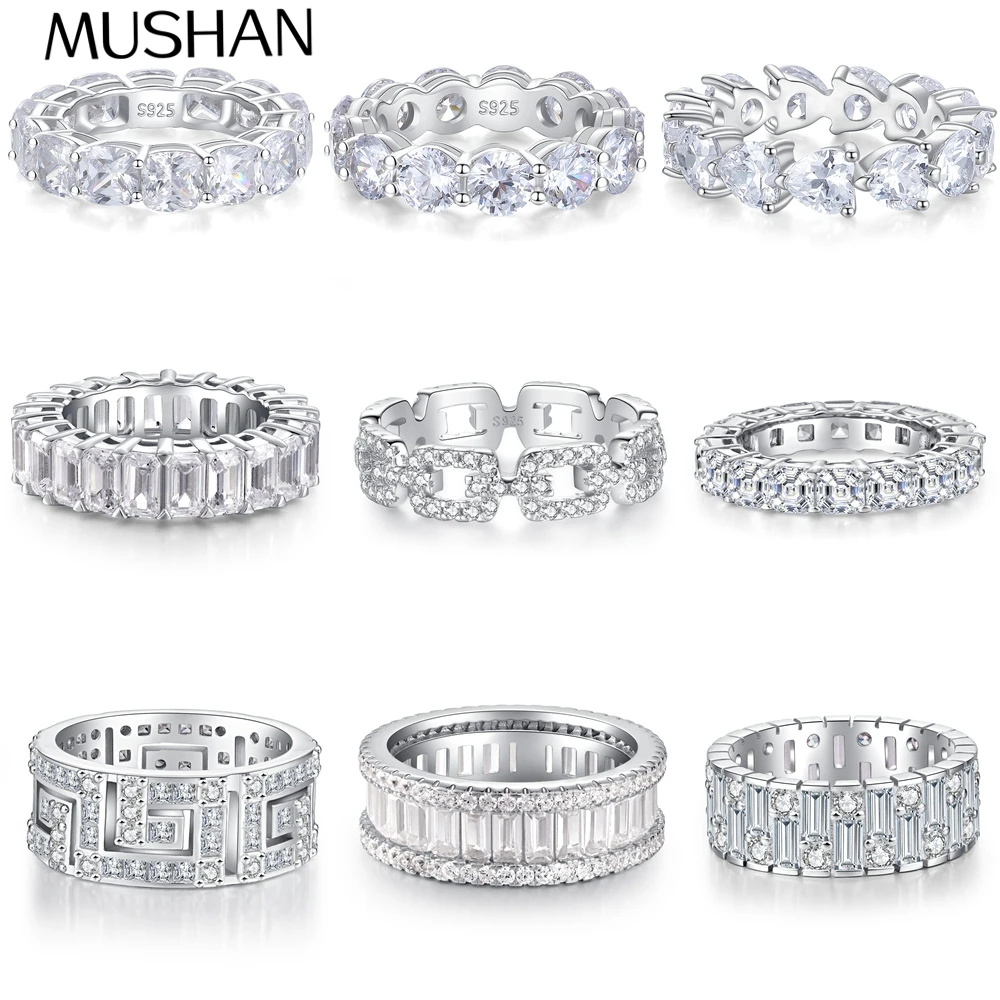 

Кольцо MuShan Designer Jewelry из стерлингового серебра 925 пробы с цирконом 7А класса, грушевидной формы, для женщин, с покрытием из 18-каратного золота, изысканное ювелирное украшение
