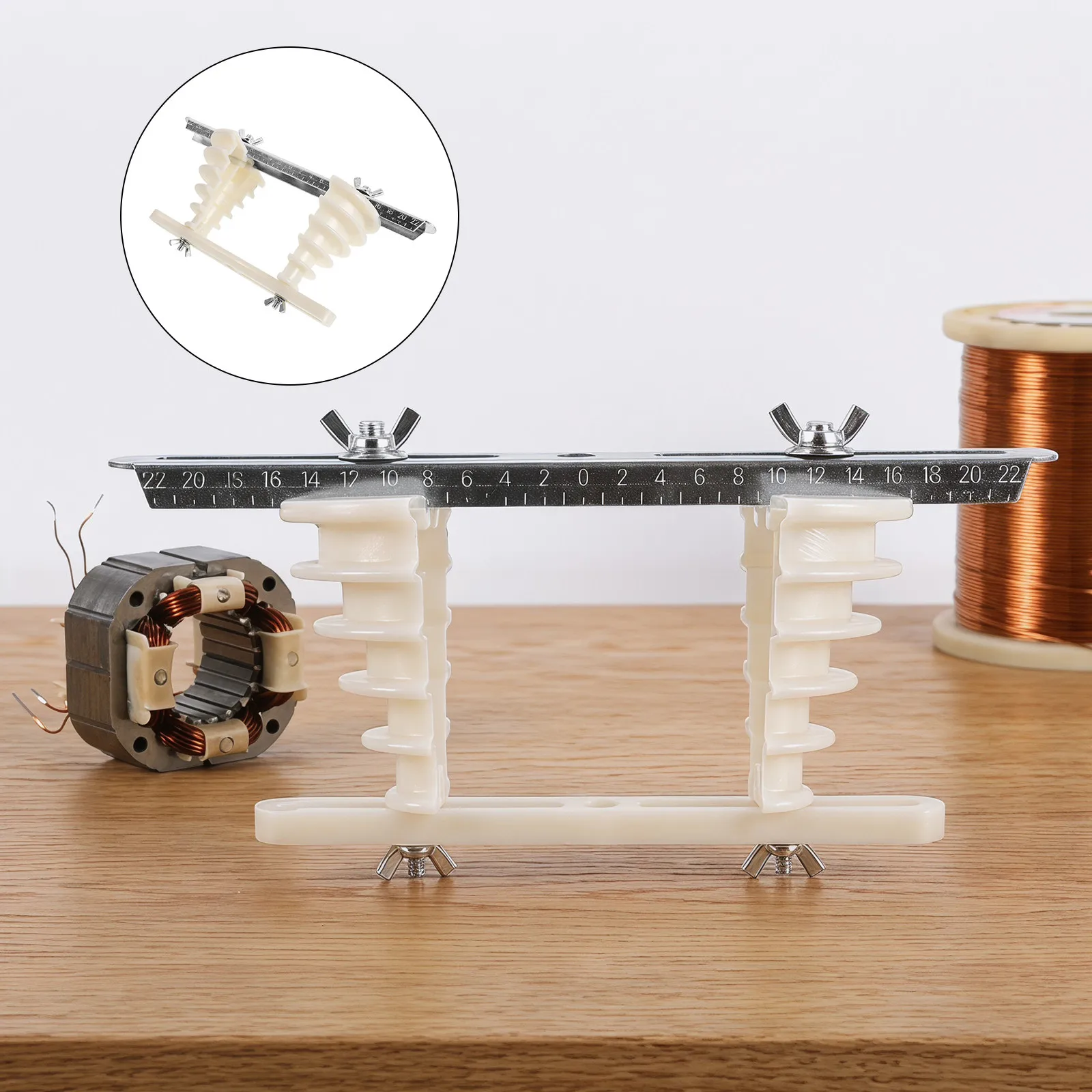 Single Phase Coil Wire Winding Mold Plastic Electrical Machine Winding Frame 6 Layer Micro Motor Rewinding Tool for Mini Motor