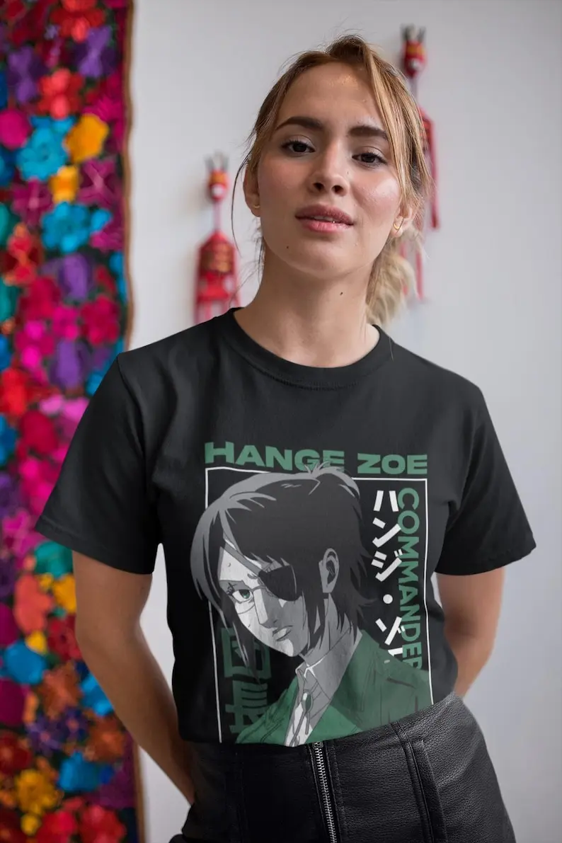 Courageous Scout Unisex T-shirt - Japanese Anime Graphic, Manga Inspired Apparel, Tactical Researcher Wear, Epic Leader Design