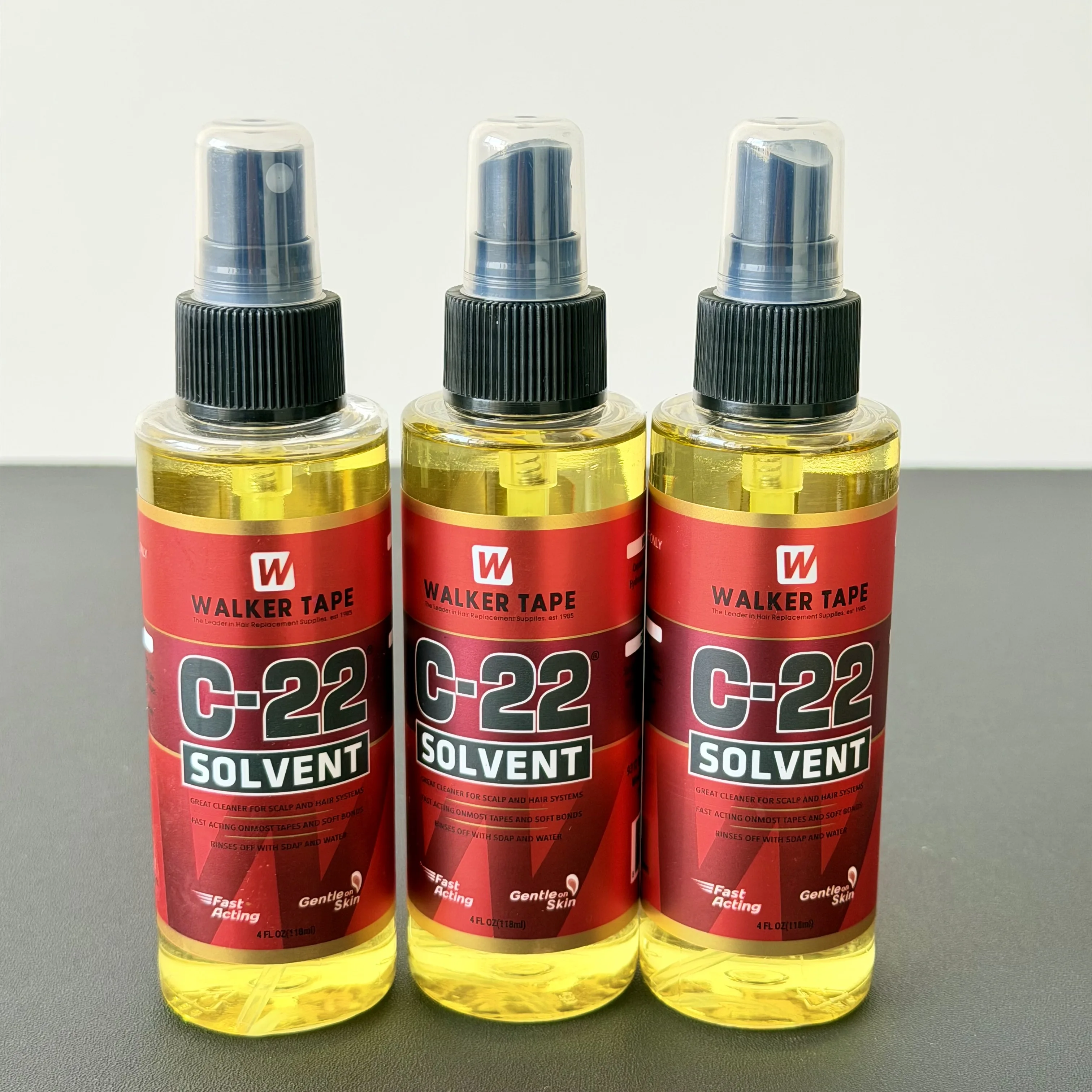 

4oz Spray C-22 Solvent Walker Tape Glue Remover Fast Acting Gentle on Skin for Lace Wig Toupee