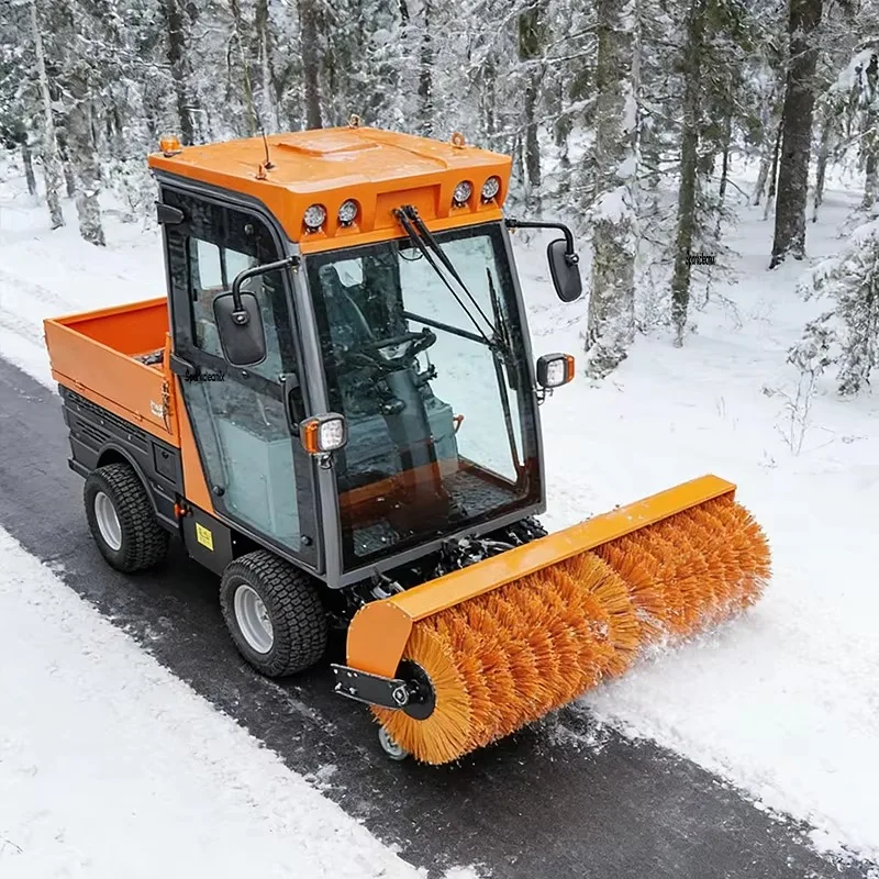 Customized Powerful Road Street Park Snow Sweeper Self Propelled Snow Plow Car ATV Snow Plow Clearing Equipment