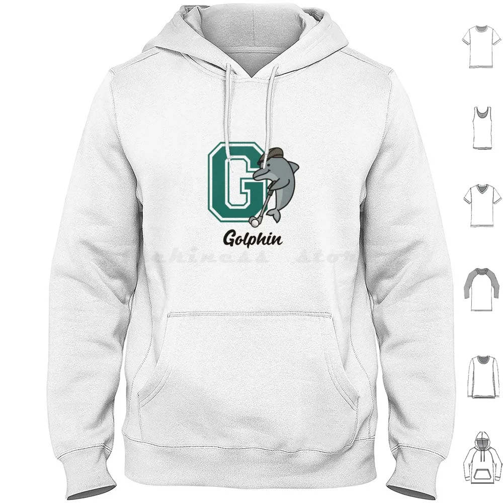 

Футболка Golphin College, толстовки с длинным рукавом, дельфины, гольф, гольфины, средняя школа, лето для мужчин и женщин, Dolphin Golf