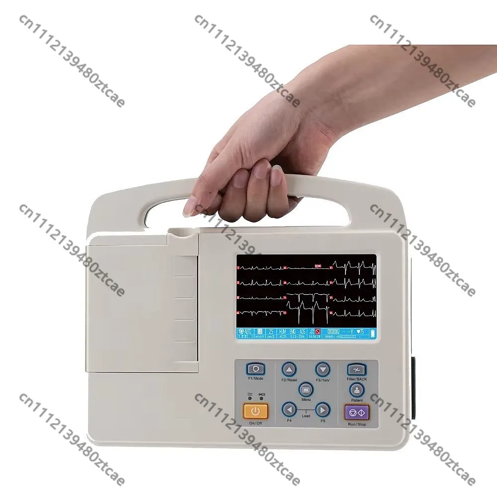 

Portable 3-Channel ECG Machine Digital Color LCD EKG Monitor
