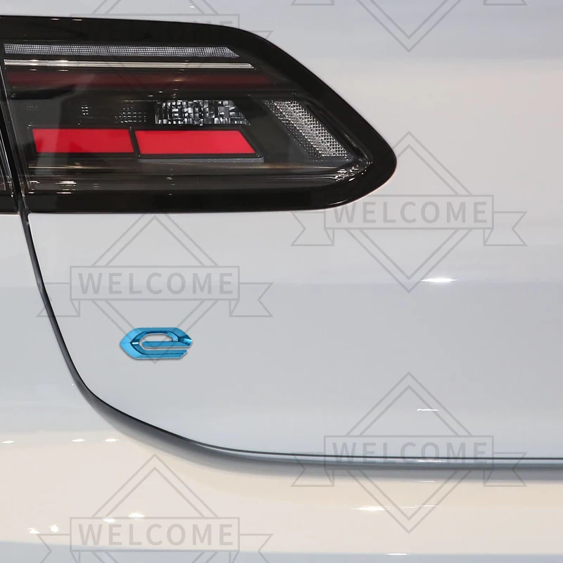 3D Car Stickers EV E Emblem Auto Body Badge Trunk Decal For Peugeot 2008 308 306 5008 208 3008 iOn RCZ Decoration Accessories