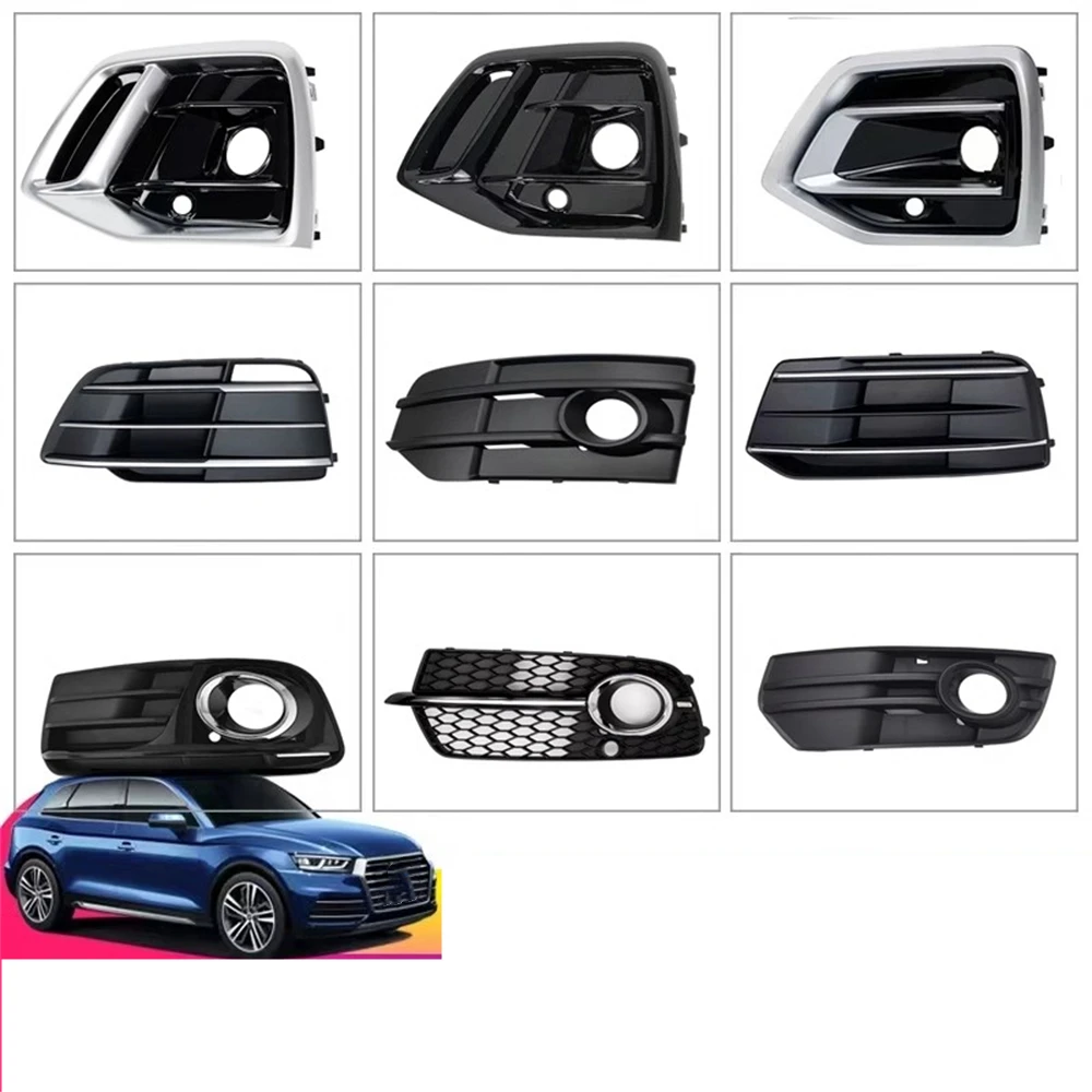 

Car front bumper fog lamp cover frame down grill for 09-23 Audi Q5 Q5L