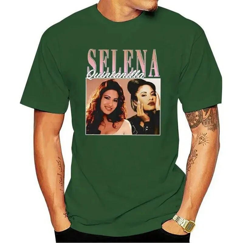 Summer Selena Quintanilla Print Cotton T-Shirts Streetwear Men Women Casual Fashion Short Sleeve T Shirt Tees Tops Man Clothing