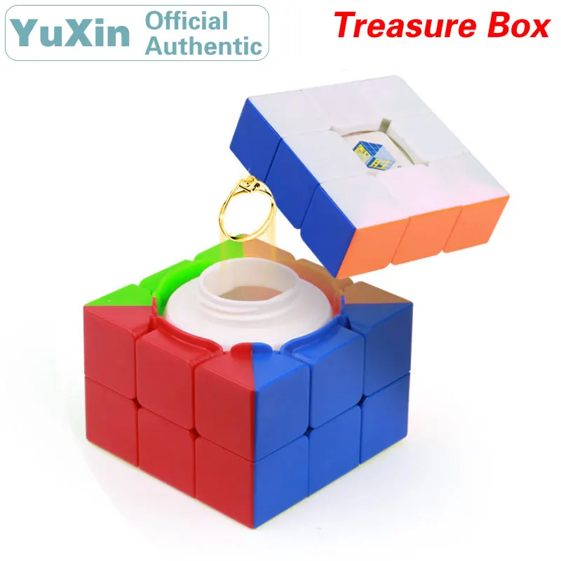

YuXin Treasure Box 3x3 Magic Speed Cube YuXin 3x3 Stickerless Professional Souptoys YuXin 3x3 Treasure BoxCubo Magico Puzzle