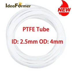 Bambu Lab Ptfe Tube 2.5mm 4mm P1P AMS A1 Mini 3D Printer Teflonto Pipe 1.75mm Bambulab Ptfe Tube 4m White AMS LITE Bambulabs Par