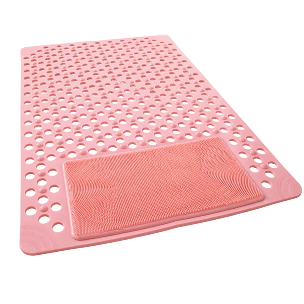 Bathroom Safety Mat with Slip and Massage Features Designed for Shower and Toilet Floors to Reduce Risk Bathroom