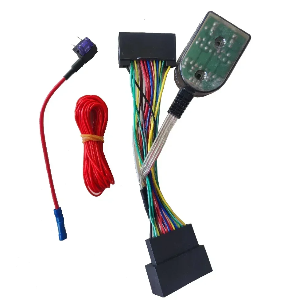 Wiring Harness Car Radio Subwoofer Amplifier Plug Cable Stereo Audio Converters For Ford Fiesta Fusion Focus Transit Kuga F-150