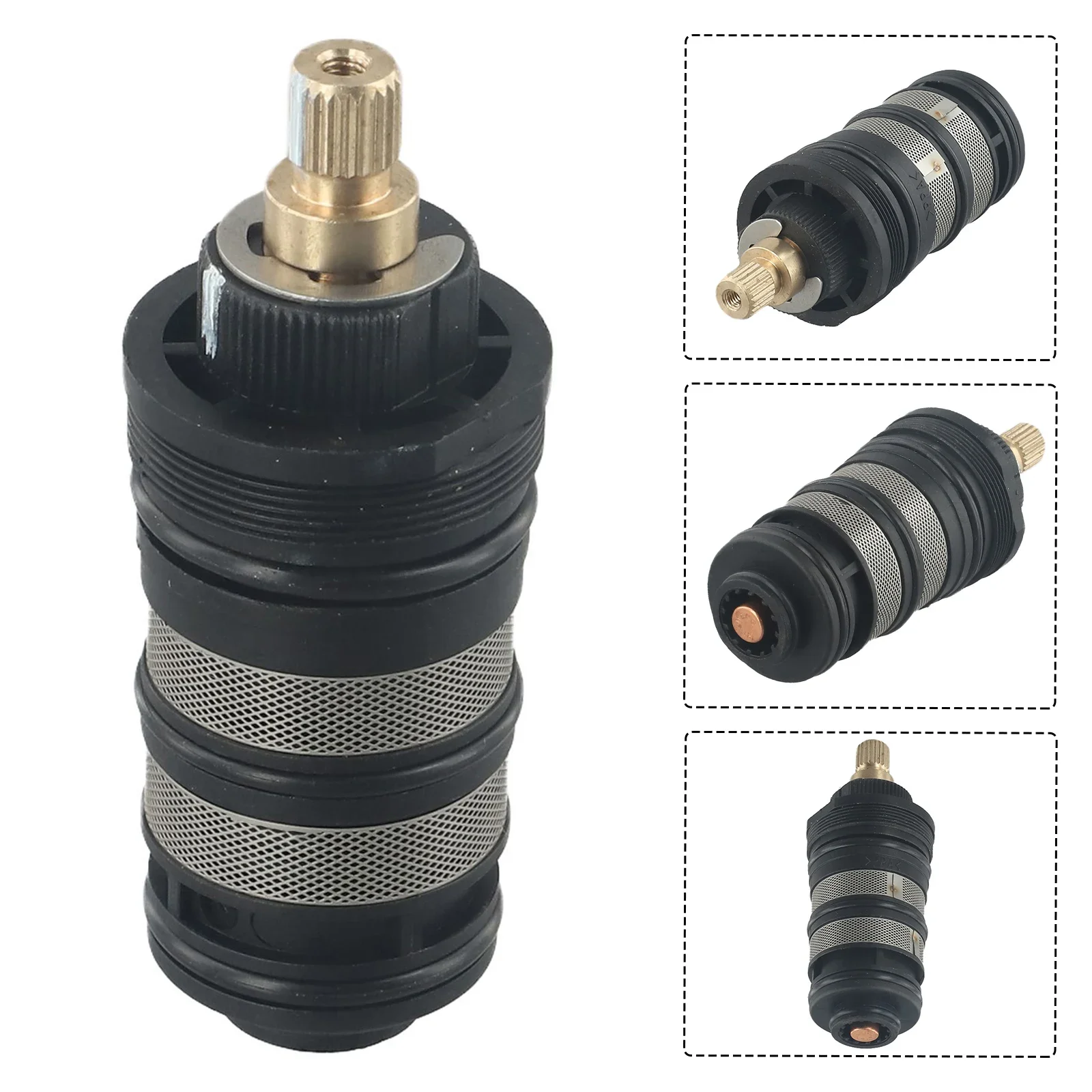 Thermostatic All Copper Spool Adaptable to Hot and Cold Water Long Life Durability Straightforward Installation without Drilling