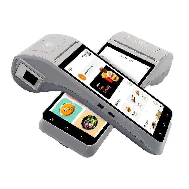 Reader access control point of sales system Android handheld POS printer mini pos machine