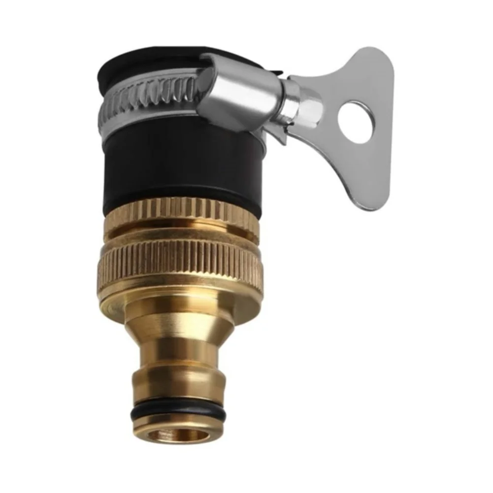 Garden Hose For Tap Connector Adapter 1/2 inch to 3/4 inch Brass Construction for BSP Threading Used in Residential Water Setups
