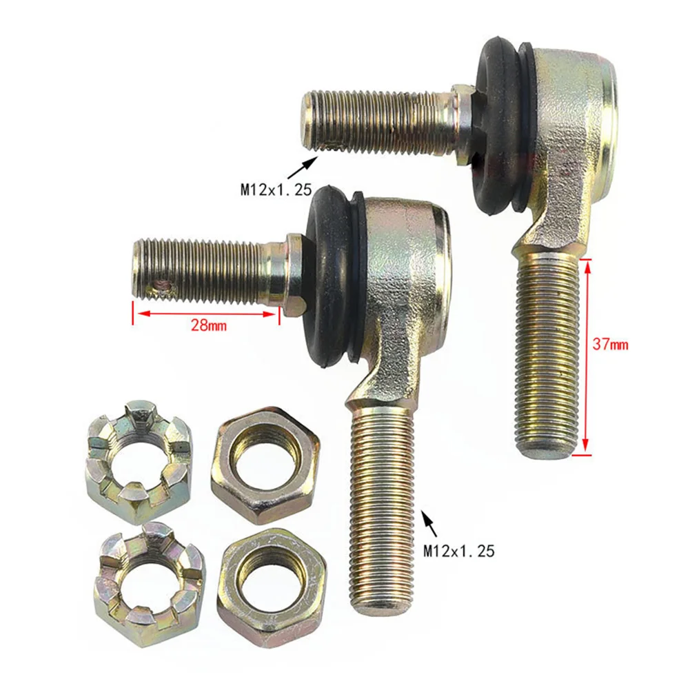 12-12mm Tie Rod End Ball Joint For 50cc 70cc 90cc 110cc 125cc 200cc 250cc TAOTAO COOLSTER JCL KANDI GO KART ATV