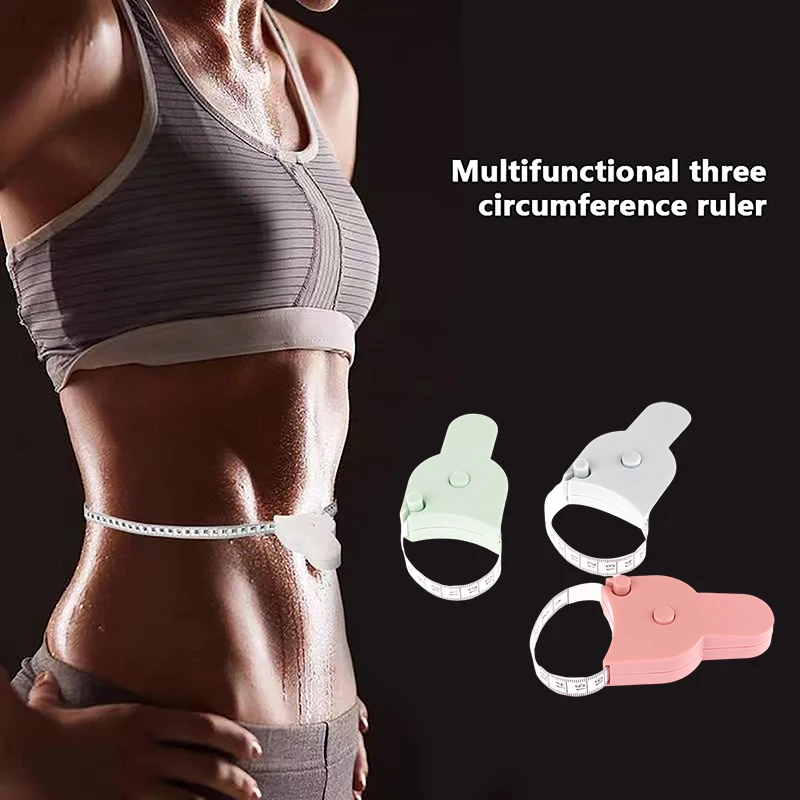 *1PC With Handle Self Tightening Body Measuring Tape Ruler Tailor Dressmaking Measure Ruler Meter Film For Waist Chest Legs..