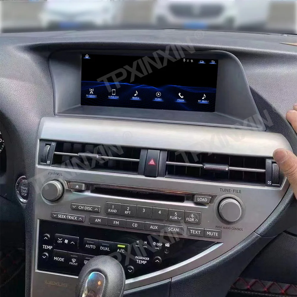 Linux Screen Wireless Apple CarPlay Android Auto HiCar For Lexus RX 2009~2012 Original Car Upgrade GPS Mirror Link 1920*720