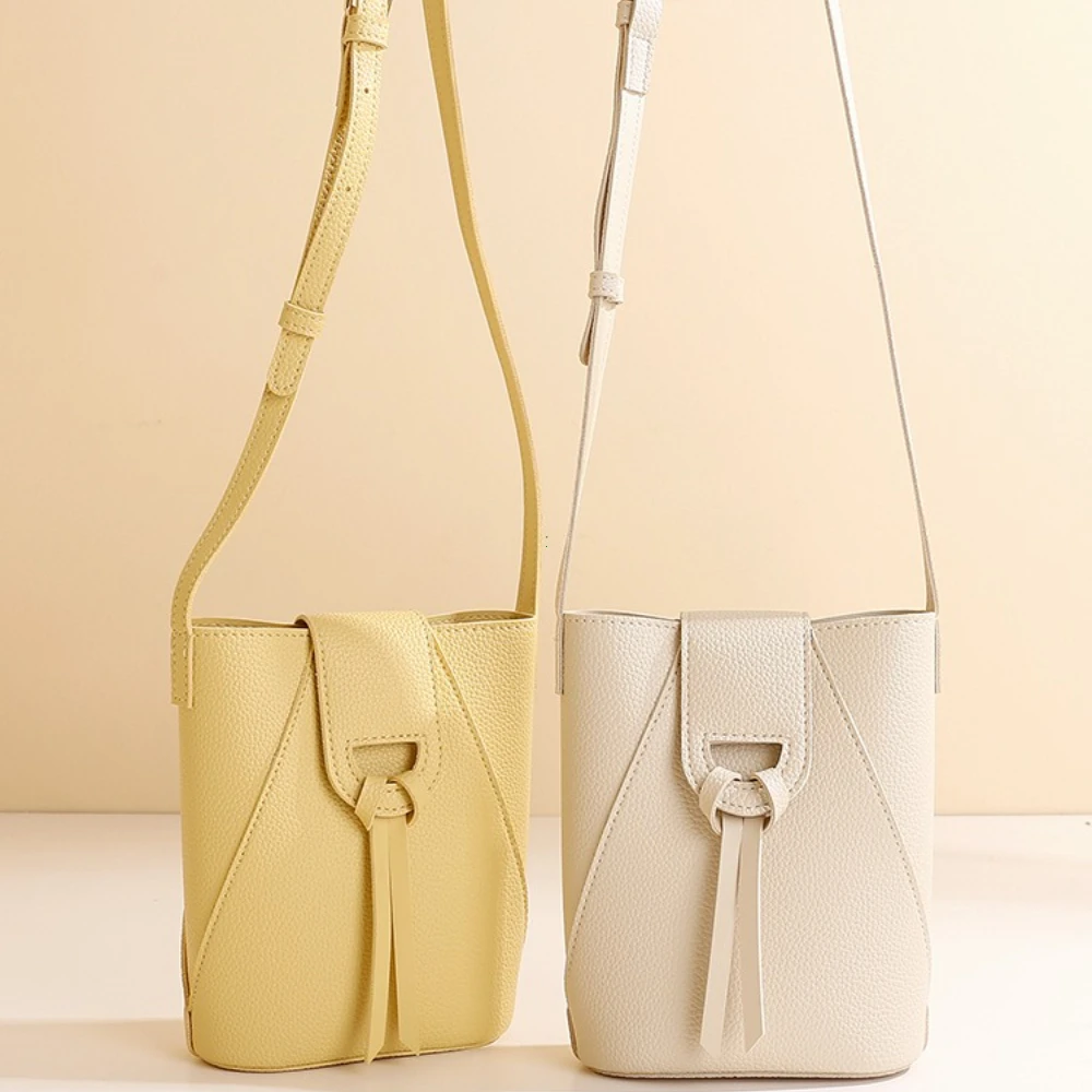 Bolso de mano de cuero PU con cerrojo suave para mujer, bolsos cruzados de gran capacidad para mujer, bolso sólido para teléfono, bolsos de hombro para mujer superventas