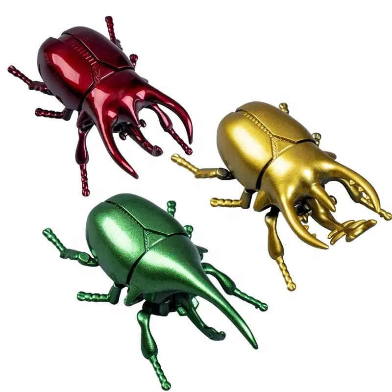 1/3Pcs Simulation Realistic Clockwork Beetle Funny Creative Educational Toys For Kids Gifts Classroom Prize Realistic Beetle