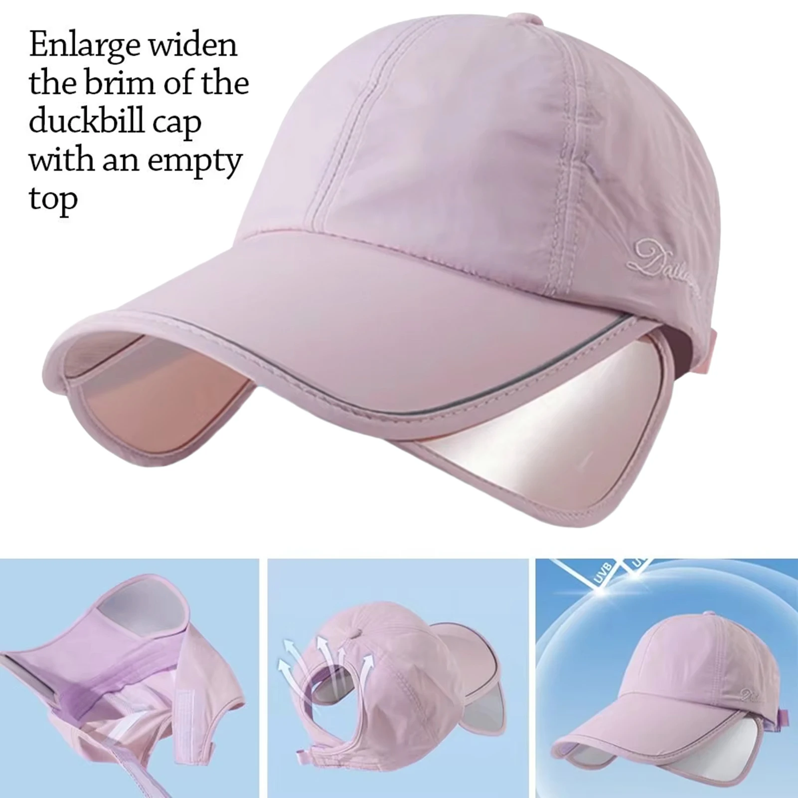 Wide Brim Sun Hat UV Protection Packable Adjustable Baseball Cap Hiking Fishing Fishing Sun Hats for Men with Neck Flap UV Cover Hiking Wide  main image 3