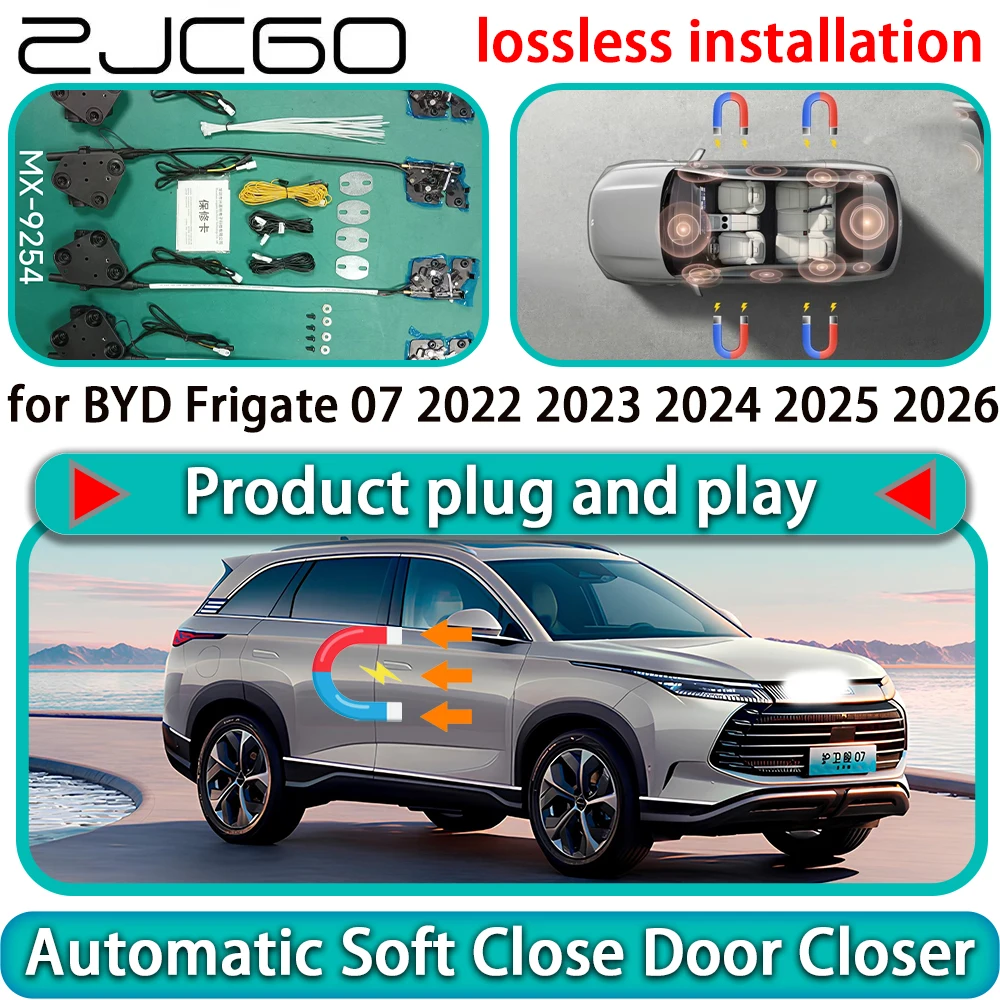 

for BYD Frigate 07 2022 2023 2024 2025 2026 Auto Pull Soft Close Door Kit Power Latch Electric Door Catch Soft Closing Assist